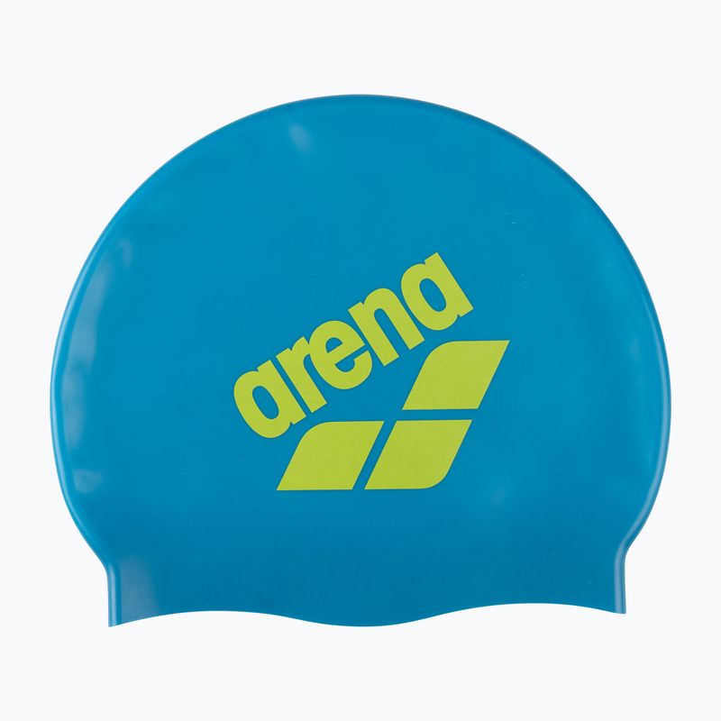 Czepek pływacki arena Big Logo blue cosmo/artic lime