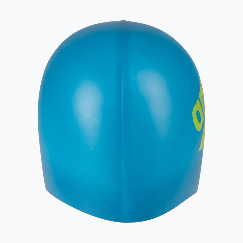 Czepek pływacki arena Big Logo blue cosmo/artic lime 5