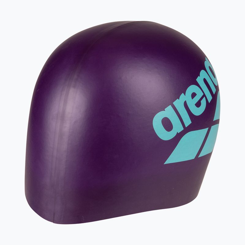 Czepek pływacki arena Big Logo plum water 3