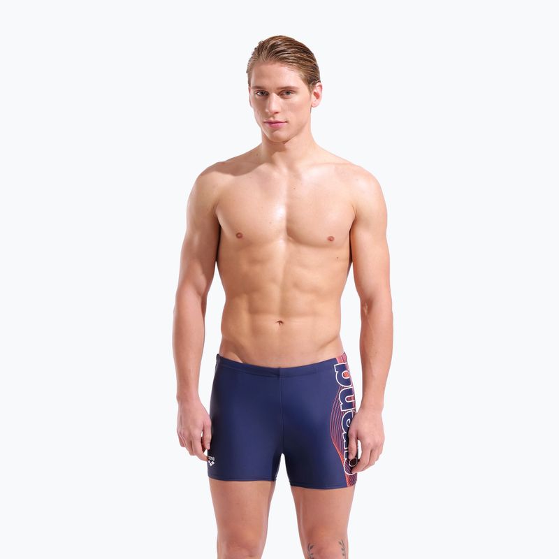 Bokserki pływackie męskie arena Basic Swim Short navy/white 5