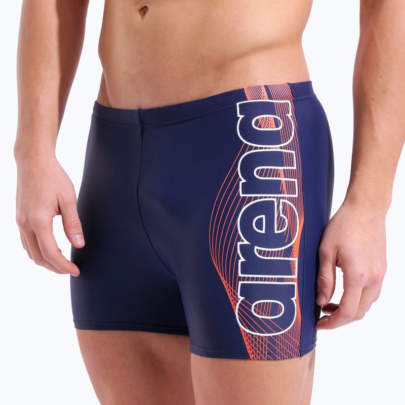 Bokserki pływackie męskie arena Basic Swim Short navy/white 8