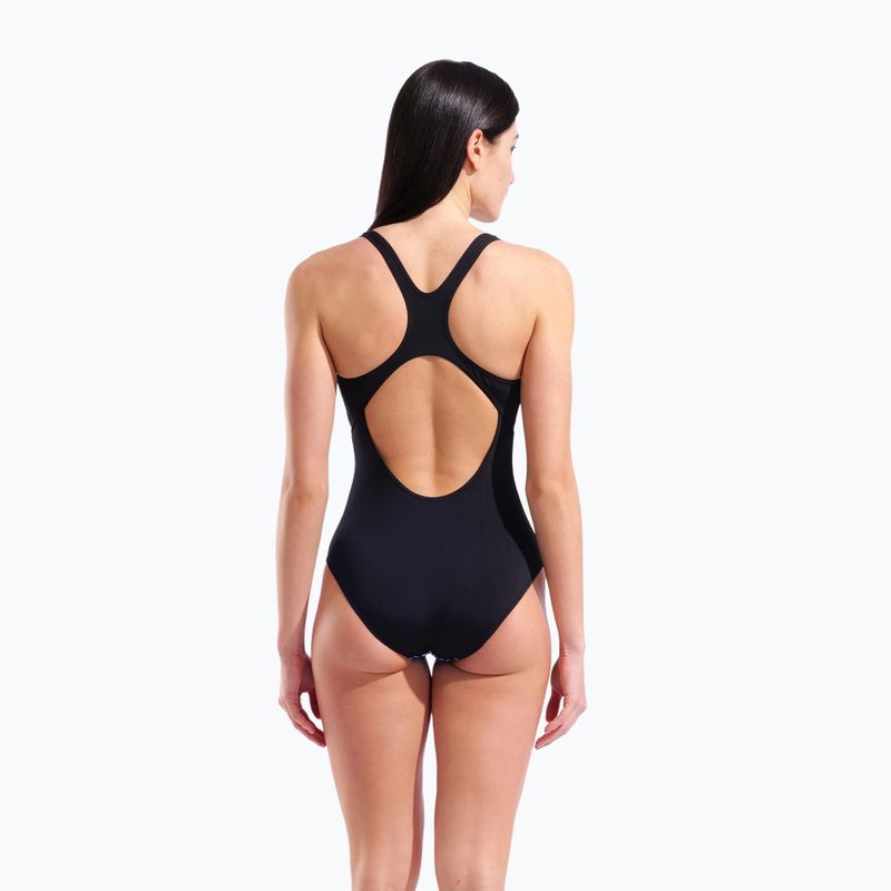 Strój pływacki jednoczęściowy damski arena Peacock Swim Pro Back multi green/black 3