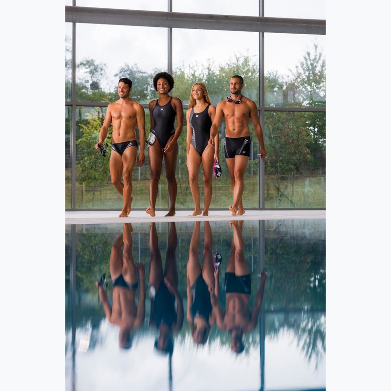 Strój pływacki jednoczęściowy damski arena Monoglow One Piece black multi/black 10