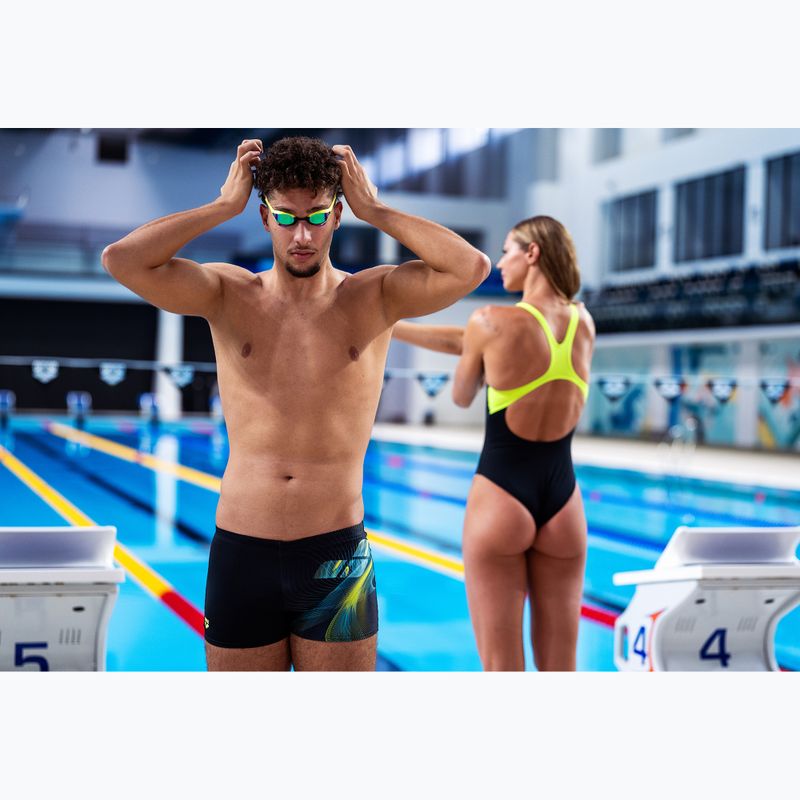 Bokserki pływackie męskie arena Jellyfish Swim Short black/multi 6
