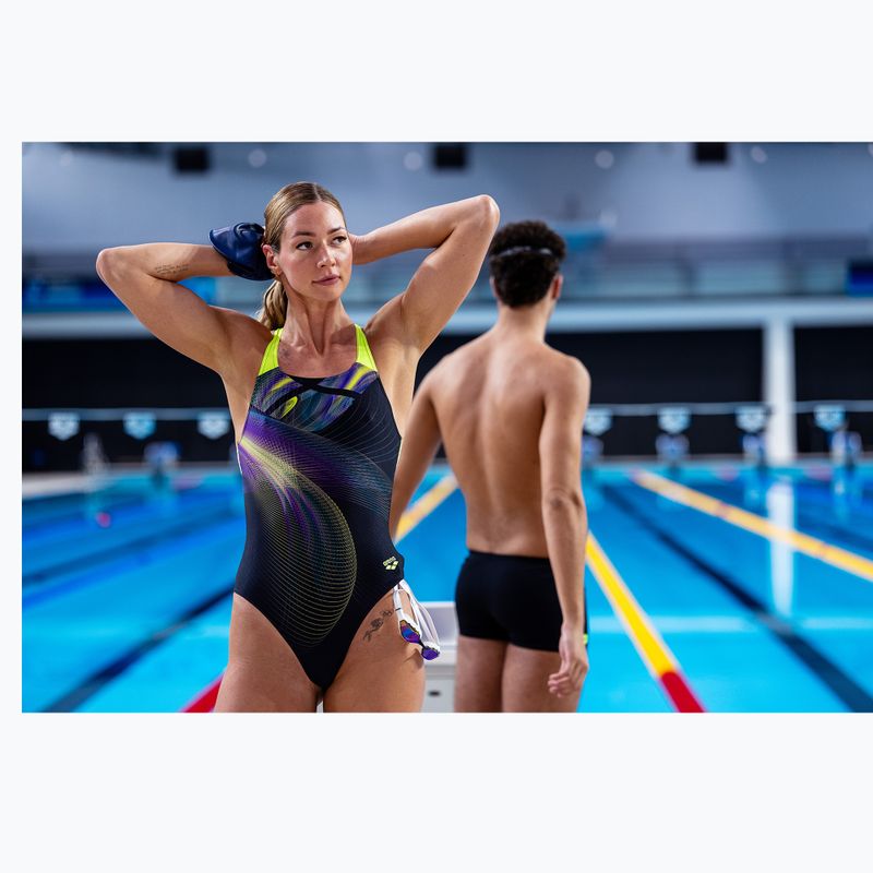 Bokserki pływackie męskie arena Jellyfish Swim Short black/multi 7