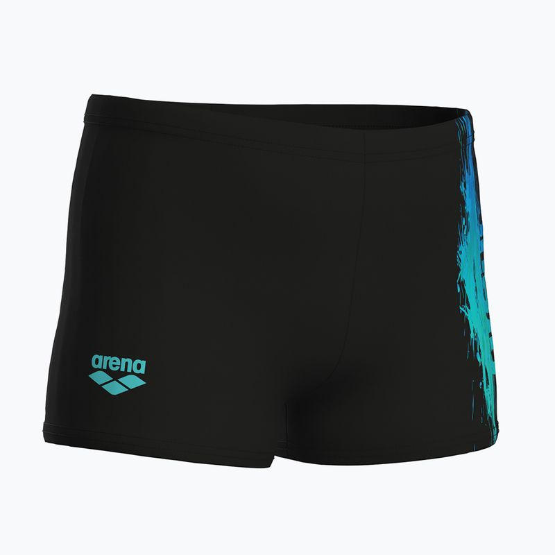 Bokserki kąpielowe chłopięce arena Loud Swim Short black/black multi 4