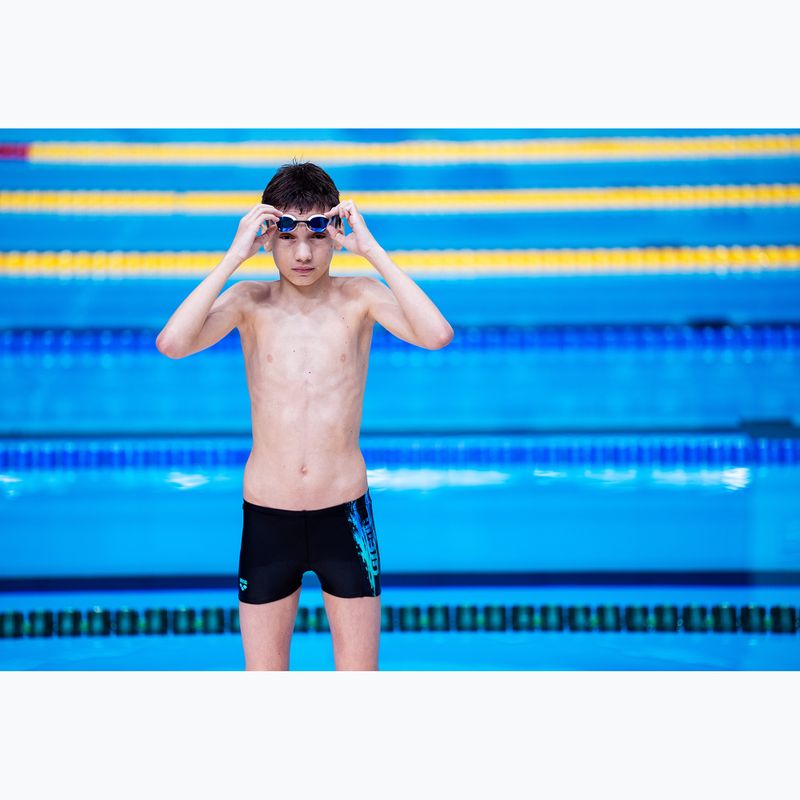 Bokserki kąpielowe chłopięce arena Loud Swim Short black/black multi 11