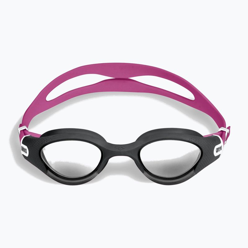 Okulary do pływania damskie Arena The One Plus clear/black/magenta 3