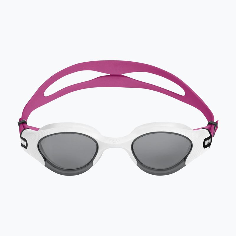 Okulary do pływania damskie Arena The One Plus light smoke/white/magenta 3