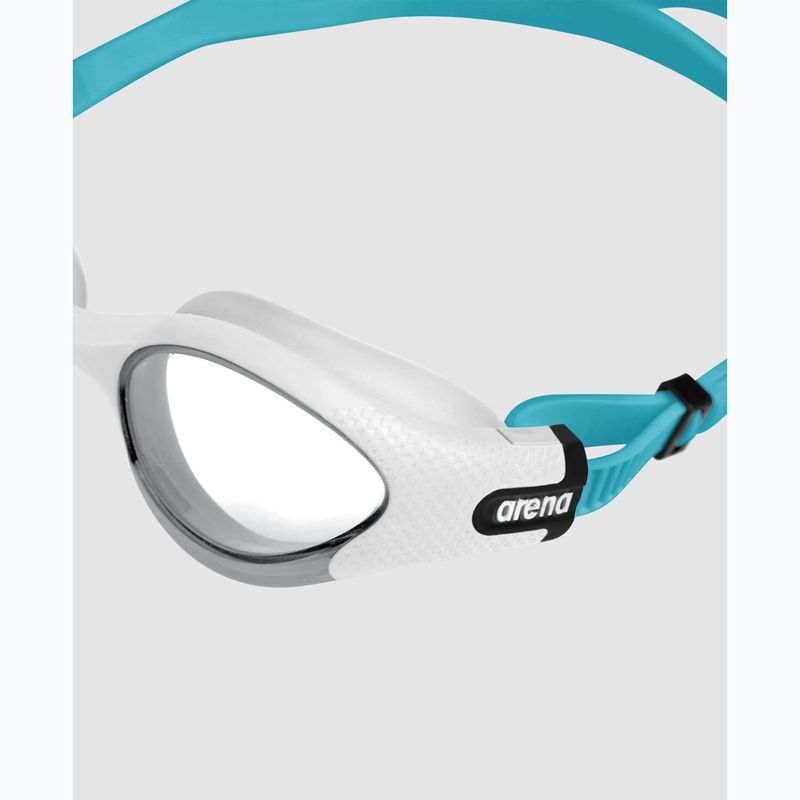 Okulary do pływania dziecięce Arena The One Plus clear/white/turquoise 5
