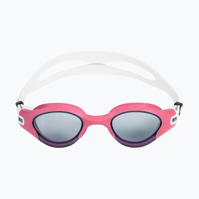 Okulary do pływania dziecięce Arena The One Plus light smoke/pink/white 3