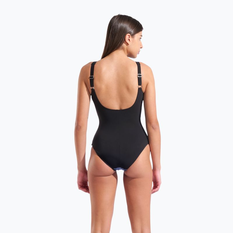 Strój pływacki jednoczęściowy damski arena Sonia U Back black multi/black 3