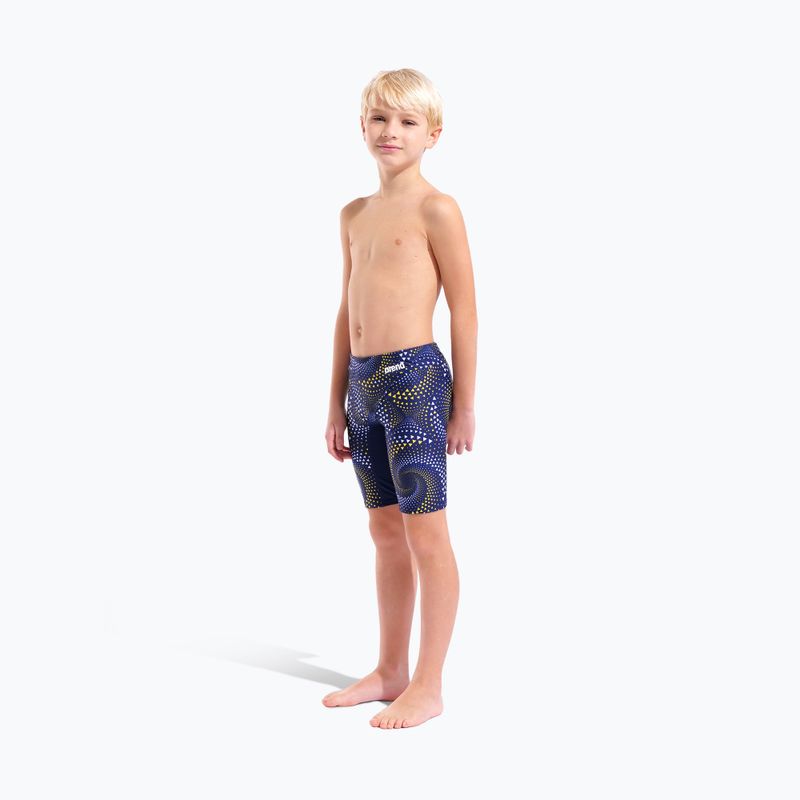 Jammery kąpielowe dziecięce arena Fireflow Swim Jammer navy/team navy yellow 6