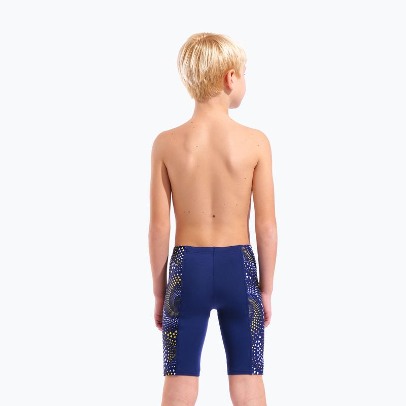 Jammery kąpielowe dziecięce arena Fireflow Swim Jammer navy/team navy yellow 7