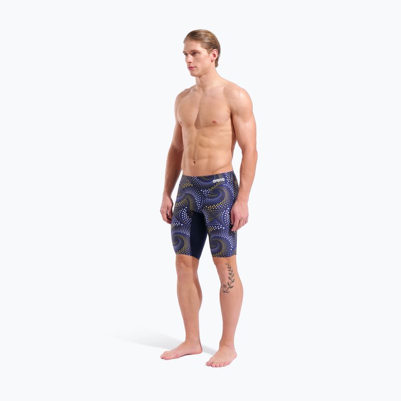 Jammery pływackie męskie arena Fireflow Swim Jammer navy/tteam navy yellow 6