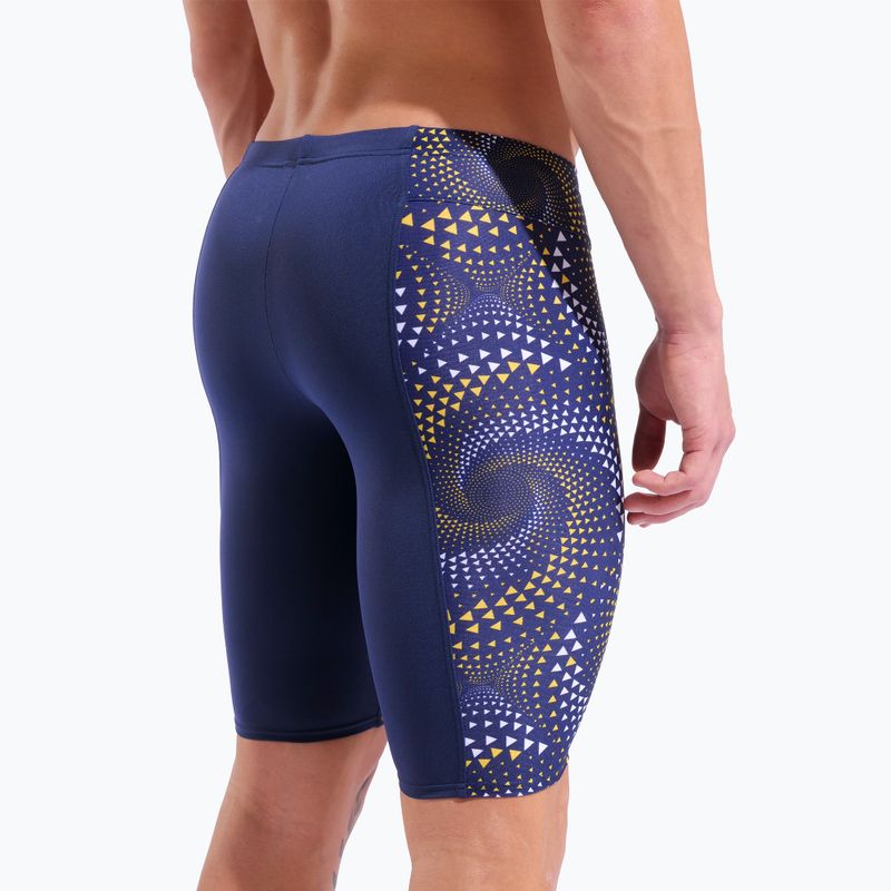 Jammery pływackie męskie arena Fireflow Swim Jammer navy/tteam navy yellow 9
