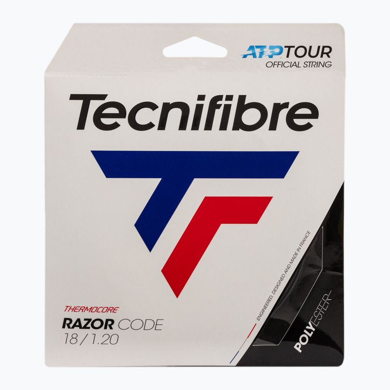 Naciąg tenisowy Tecnifibre Razor Code 12 m carbon