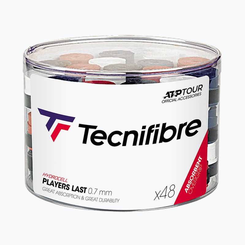 Owijki do rakiet tenisowych Tecnifibre Players Last PVC 48 szt. multicolour
