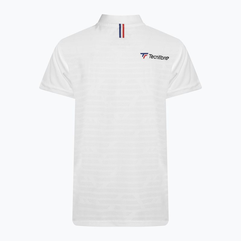 Koszulka polo tenisowa dziecięca Tecnifibre 22F3VE F3 Polo Jr white 2