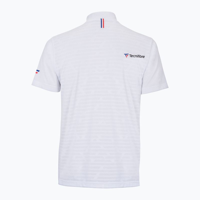 Koszulka polo tenisowa dziecięca Tecnifibre 22F3VE F3 Polo Jr white 7