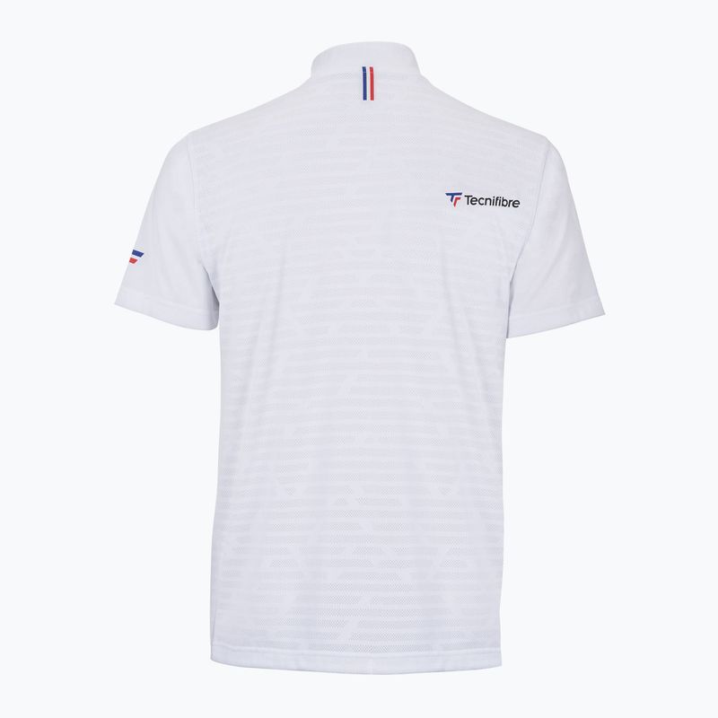 Koszulka polo tenisowa męska Tecnifibre 22F3VE F3 white 2