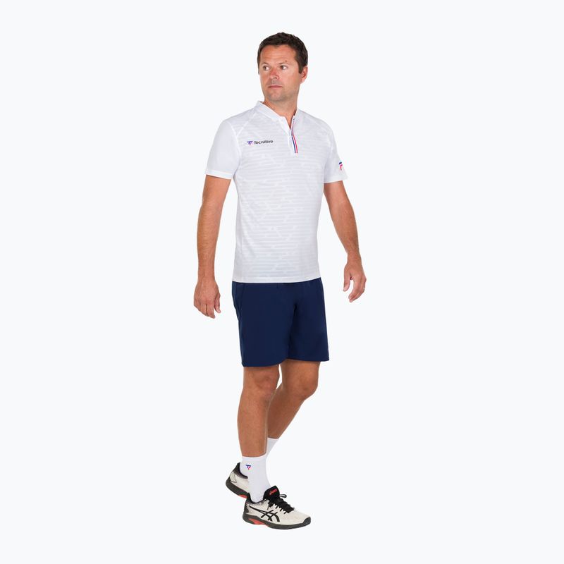 Koszulka polo tenisowa męska Tecnifibre 22F3VE F3 white 3