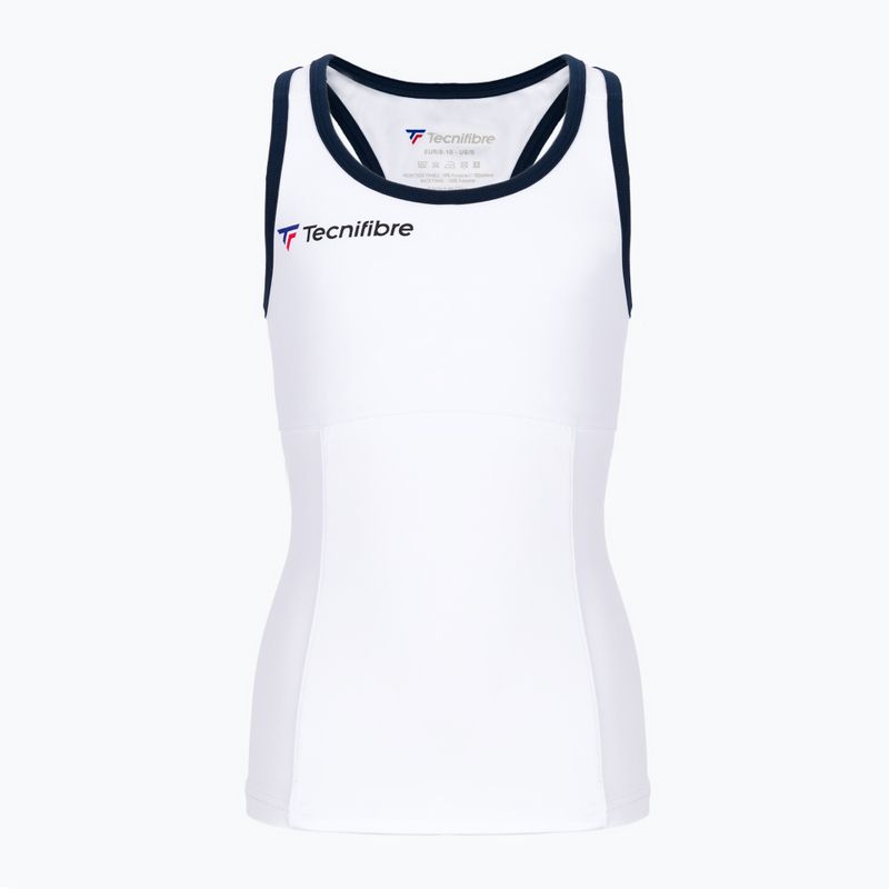 Koszulka tenisowa dziecięca Tecnifibre 22LAF3 F3 Tank Jr white