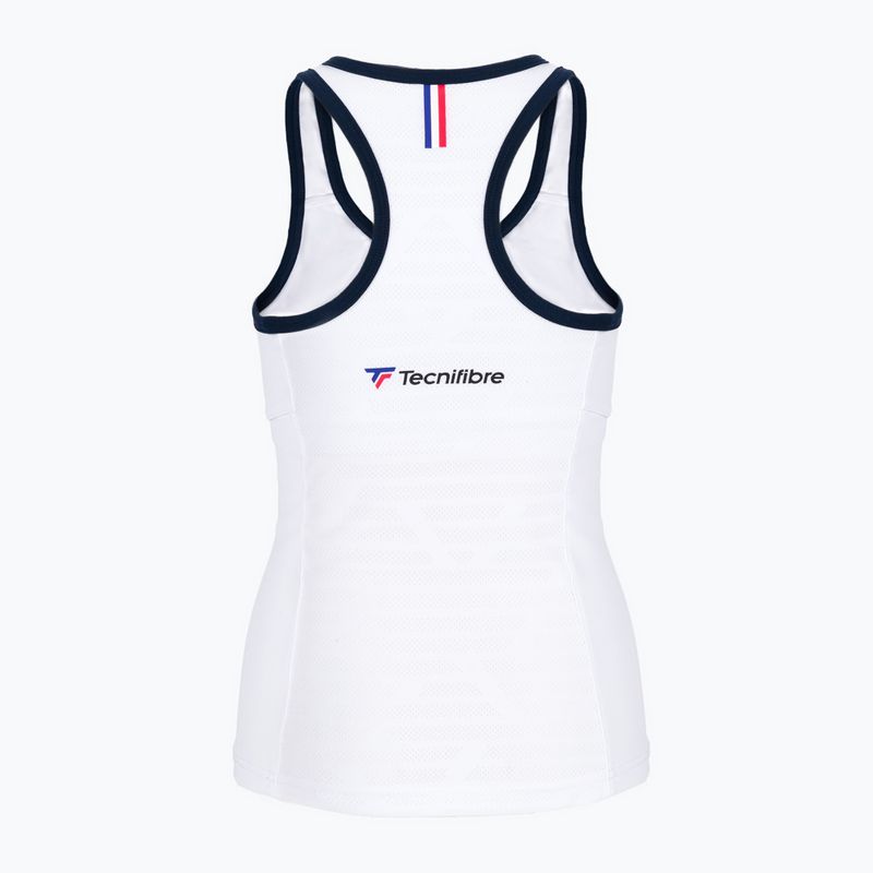 Koszulka tenisowa dziecięca Tecnifibre 22LAF3 F3 Tank Jr white 2