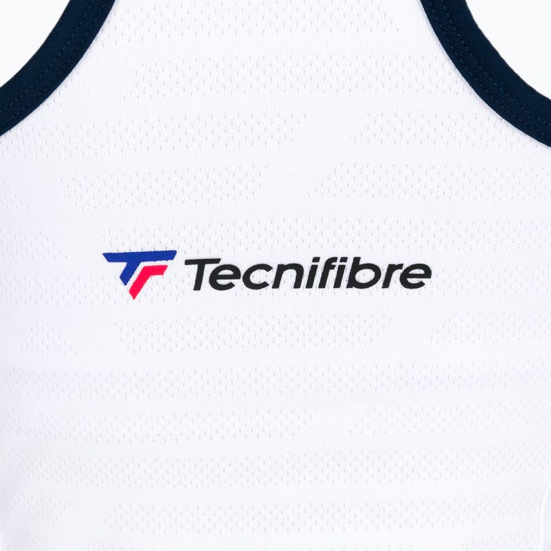 Koszulka tenisowa dziecięca Tecnifibre 22LAF3 F3 Tank Jr white 4