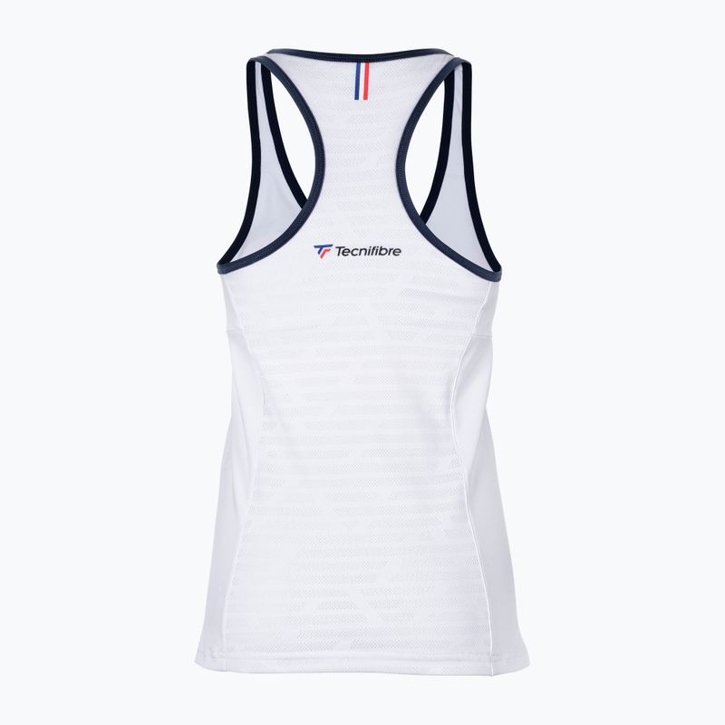 Tank top tenisowy damski Tecnifibre 22LAF3 F3 Tank W white 2