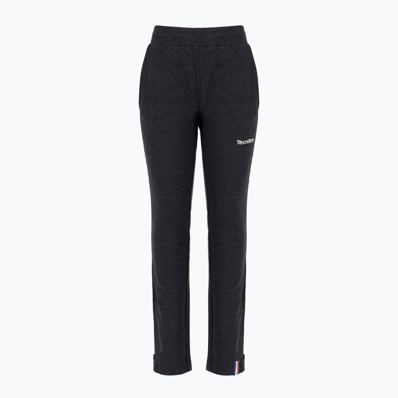 Spodnie tenisowe dziecięce Tecnifibre 21LAPA Knit Jr black
