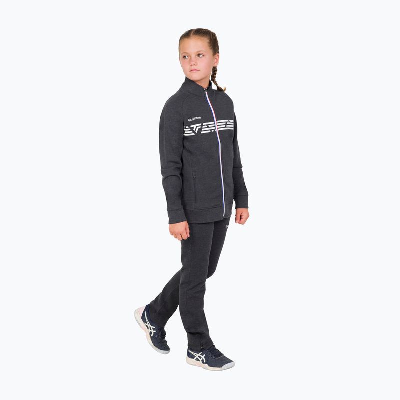 Bluza tenisowa dziecięca Tecnifibre 21LAHO Knit Jr black 8