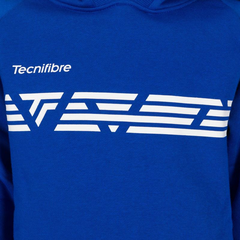 Bluza tenisowa dziecięca Tecnifibre 21LAHO Fleece Hoodie Jr royal 3