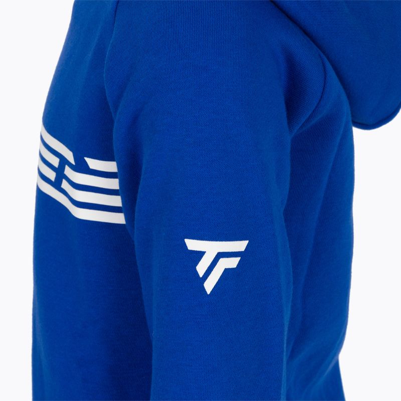 Bluza tenisowa dziecięca Tecnifibre 21LAHO Fleece Hoodie Jr royal 5