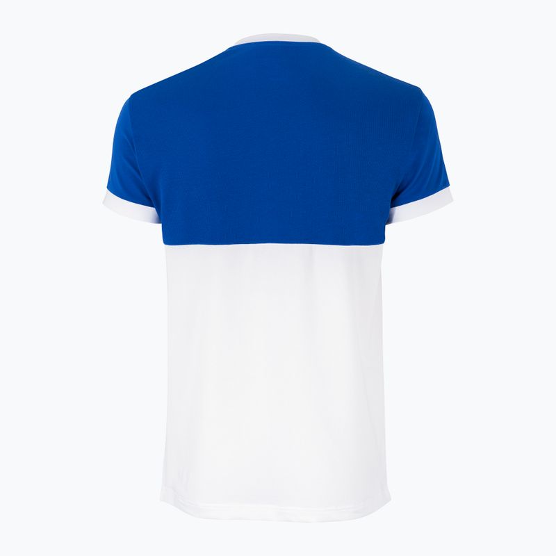 Koszulka tenisowa dziecięca Tecnifibre 22F1ST F1 Stretch Jr white/royal 2