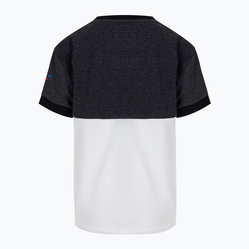 Koszulka tenisowa dziecięca Tecnifibre 22F1ST F1 Stretch Jr white/black 2
