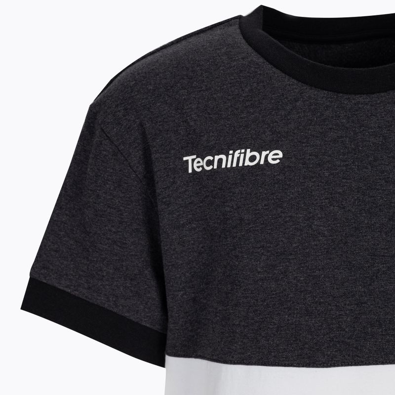 Koszulka tenisowa dziecięca Tecnifibre 22F1ST F1 Stretch Jr white/black 3