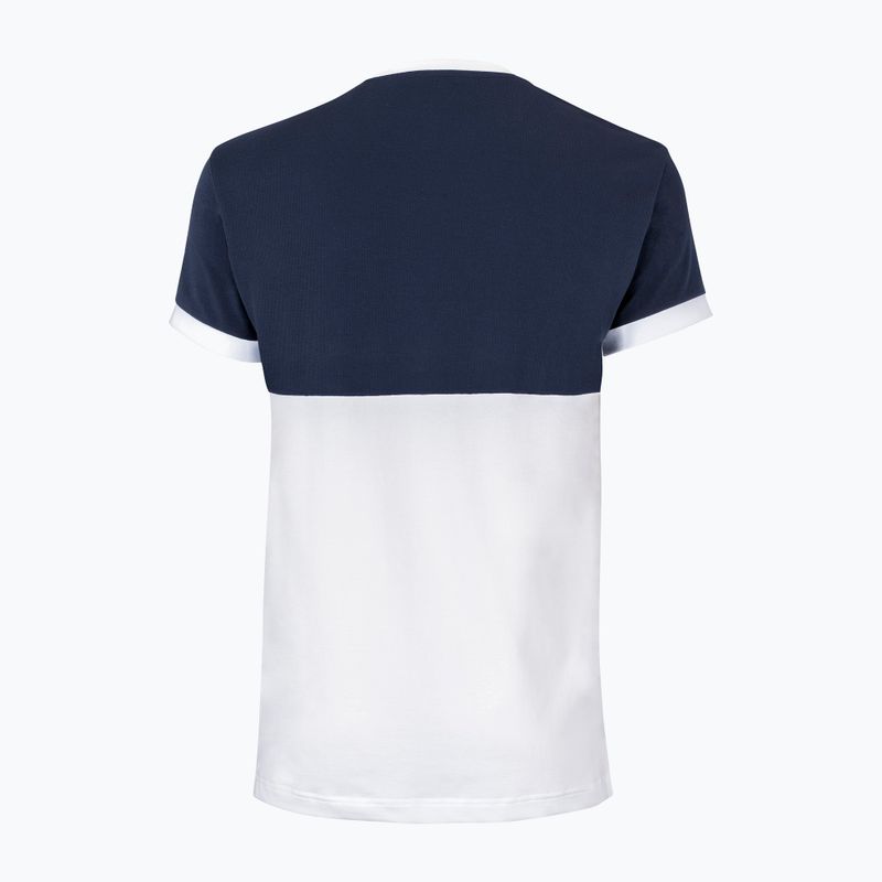 Koszulka tenisowa męska Tecnifibre 22F1ST F1 Stretch white/marine 2