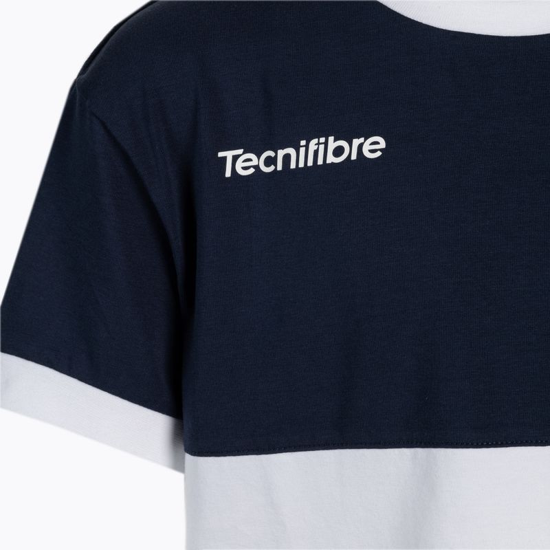 Koszulka tenisowa dziecięca Tecnifibre 22F1ST F1 Stretch Jr white/marine 3