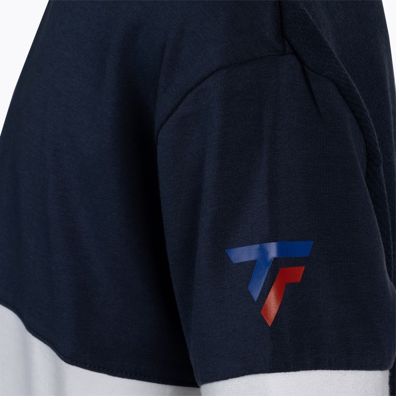 Koszulka tenisowa dziecięca Tecnifibre 22F1ST F1 Stretch Jr white/marine 4