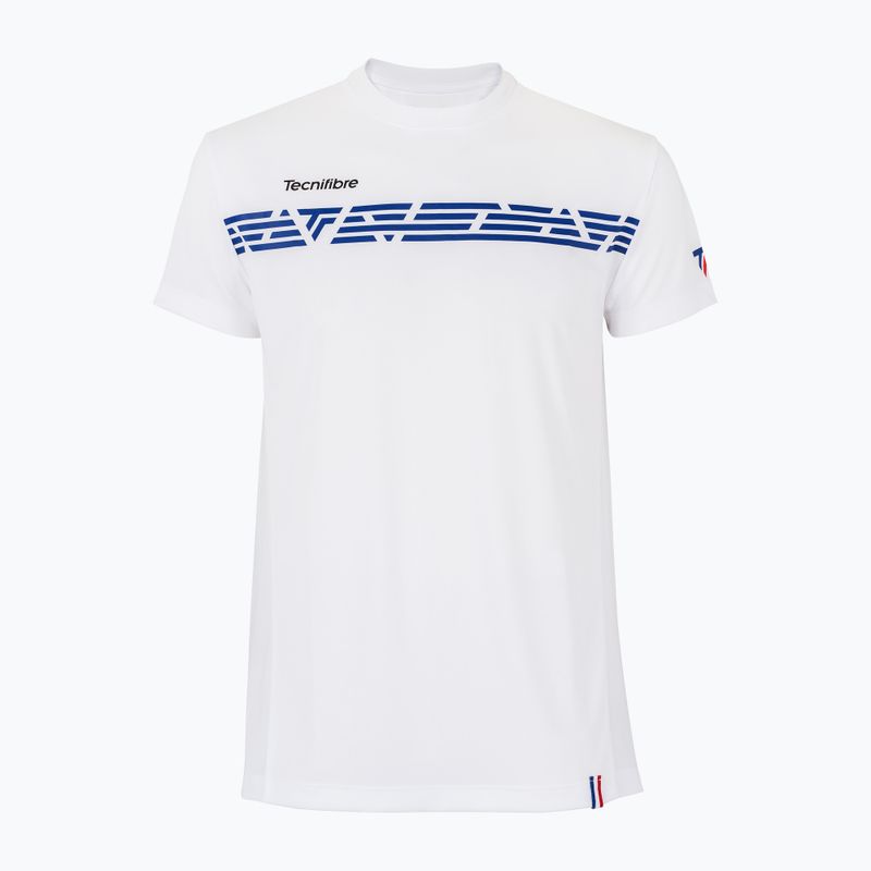 Koszulka tenisowa męska Tecnifibre 22F2ST F2 Airmesh white/royal