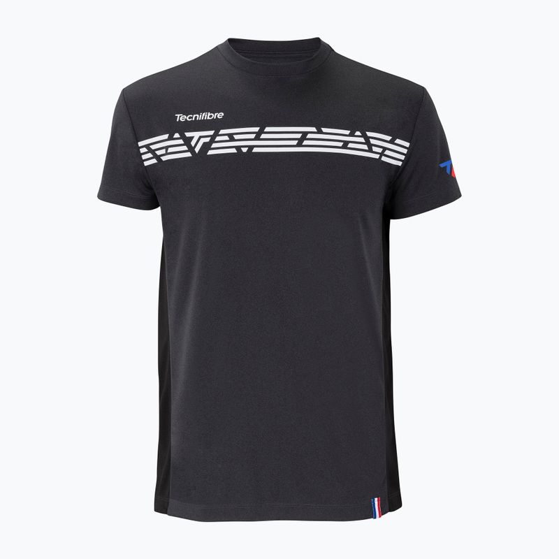 Koszulka tenisowa męska Tecnifibre 22F2ST F2 Airmesh black/white
