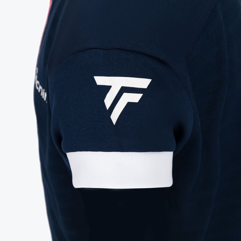 Koszulka tenisowa dziecięca Tecnifibre 22LAF3 F3 Jr marine 4
