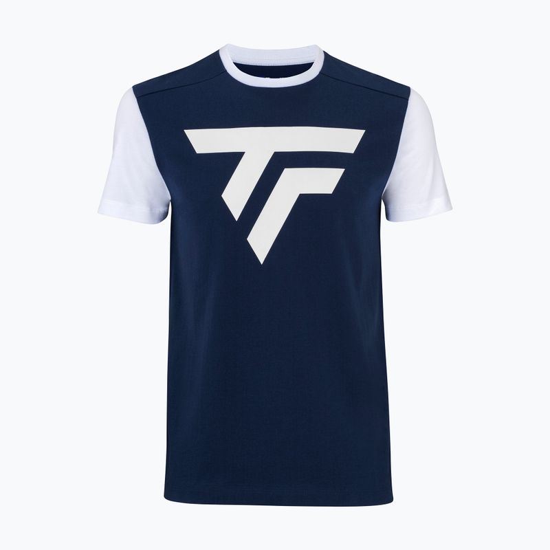 Koszulka tenisowa męska Tecnifibre 22CLUBTEE Club white/marine