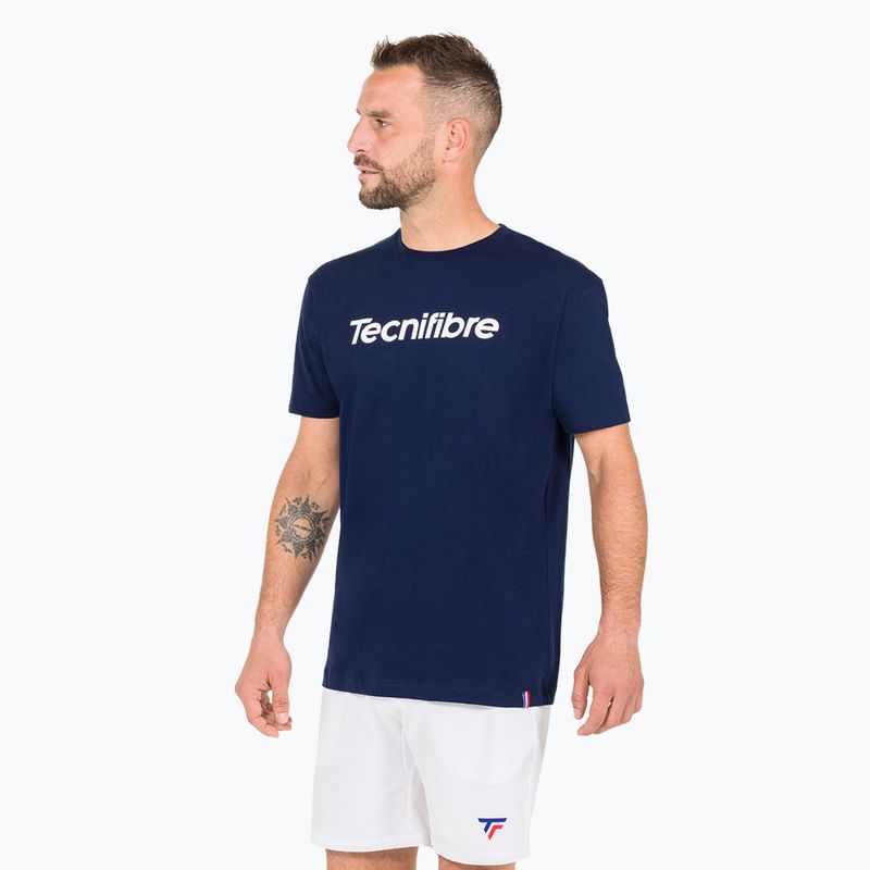 Koszulka męska Tecnifibre Team Cotton Tee marine