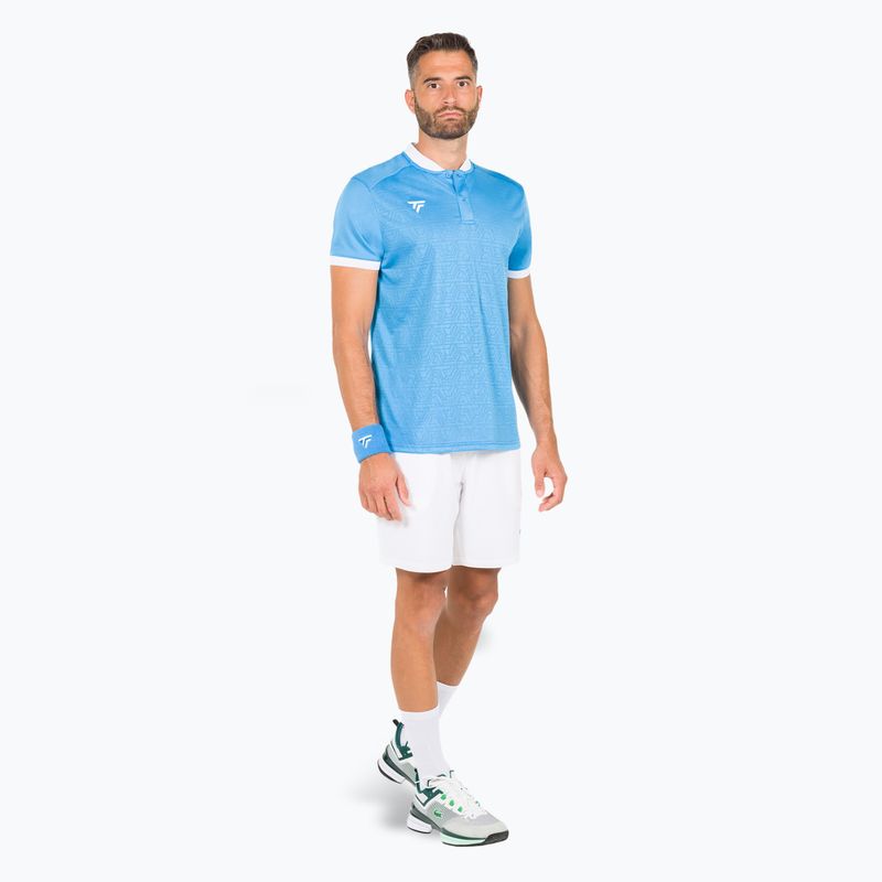 Koszulka polo tenisowa męska Tecnifibre Team Mesh azur 2