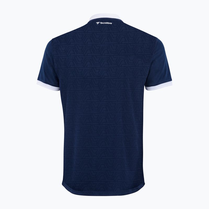 Koszulka polo tenisowa męska Tecnifibre Team Mesh marine 3