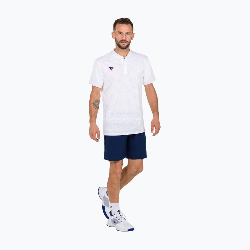 Koszulka polo tenisowa męska Tecnifibre Team Mesh white