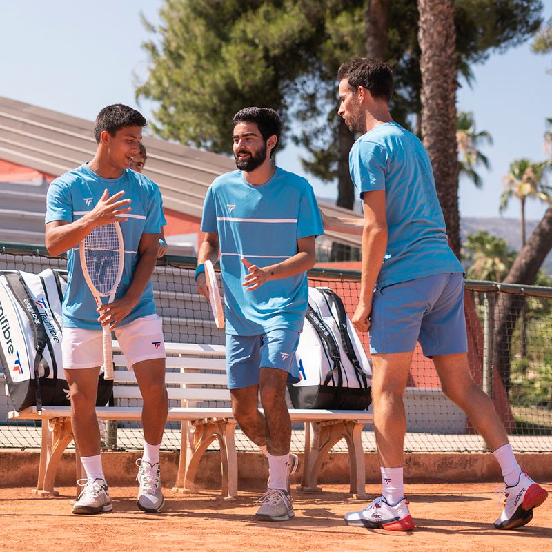 Koszulka tenisowa dziecięca Tecnifibre Team Tech Tee azur 4