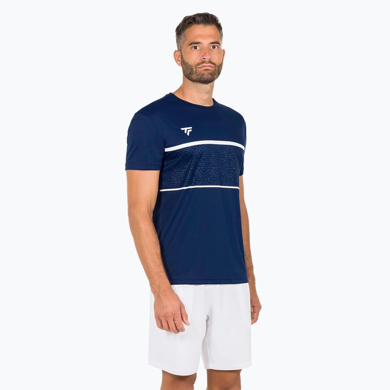 Koszulka tenisowa męska Tecnifibre Team Tech Tee marine